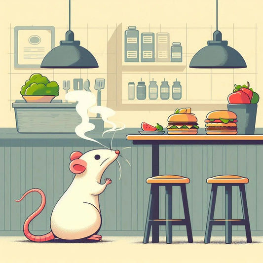 Rat in restaurant