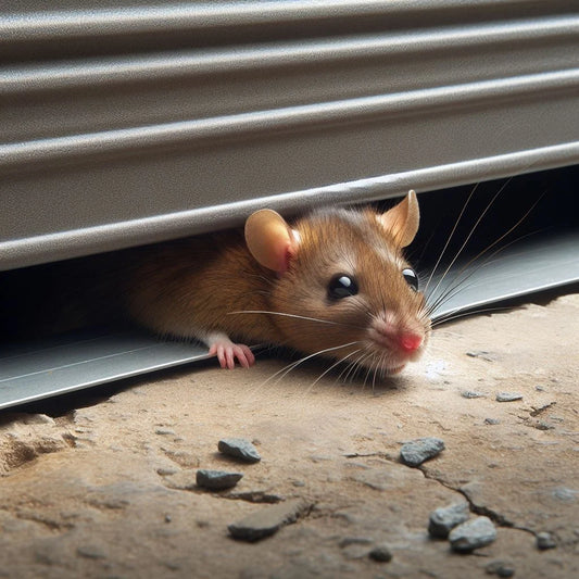rats from entering through gaps in garage floorings