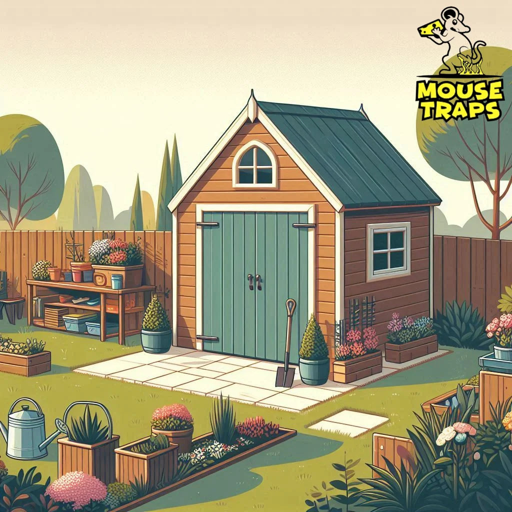 How to safely remove rat droppings from garden sheds or storage containers?