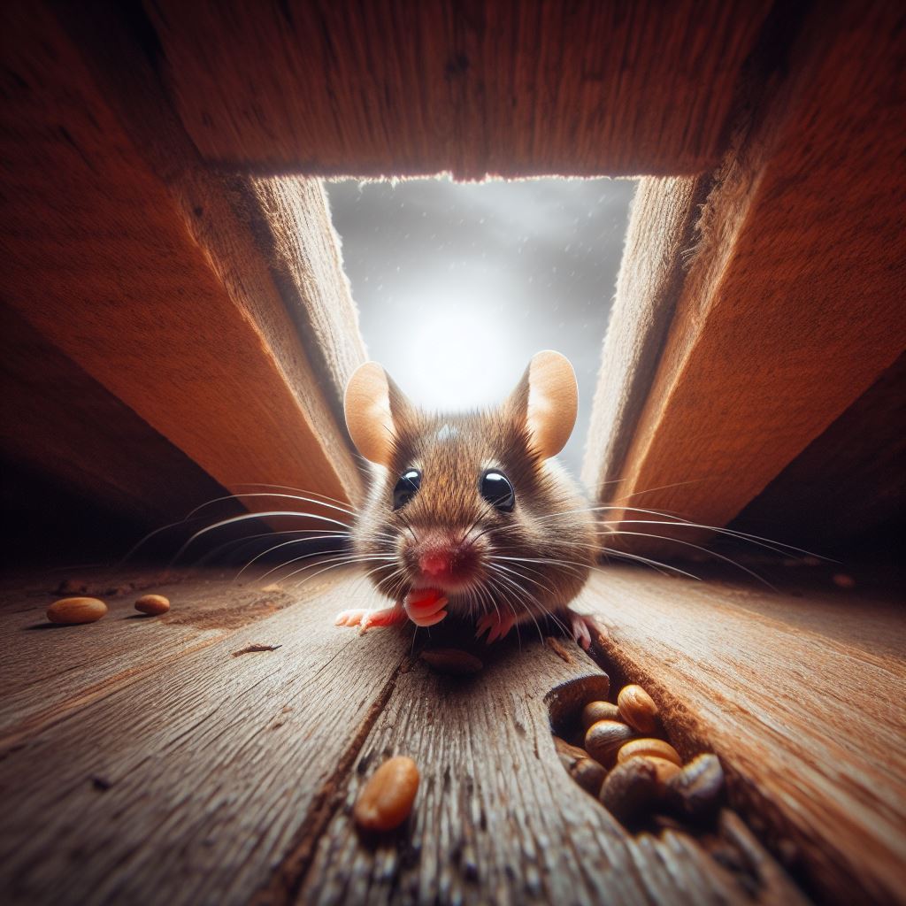 prevent rats from entering through gaps in roofing